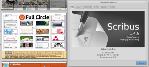 Met Scribus maak je desgewenst een compleet tijdschrift!
