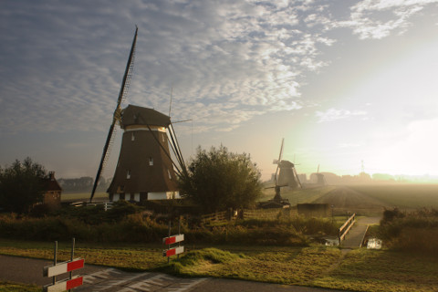 Molen met bovenlucht