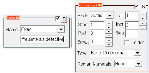 Nummeren