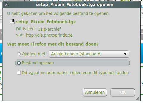 setup pixum fotoboek