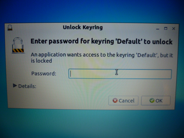 14.Keyring wachtwoord-zie ook 4.