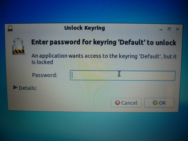 14.Keyring wachtwoord-zie ook 4.
