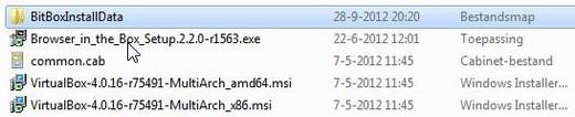 november 2012: 3 browser in the box installatiemap..jpg