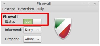 firewall aanzetten