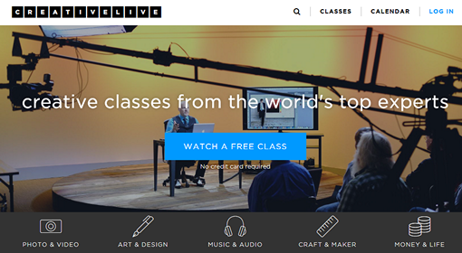 CreativeLive Homepage