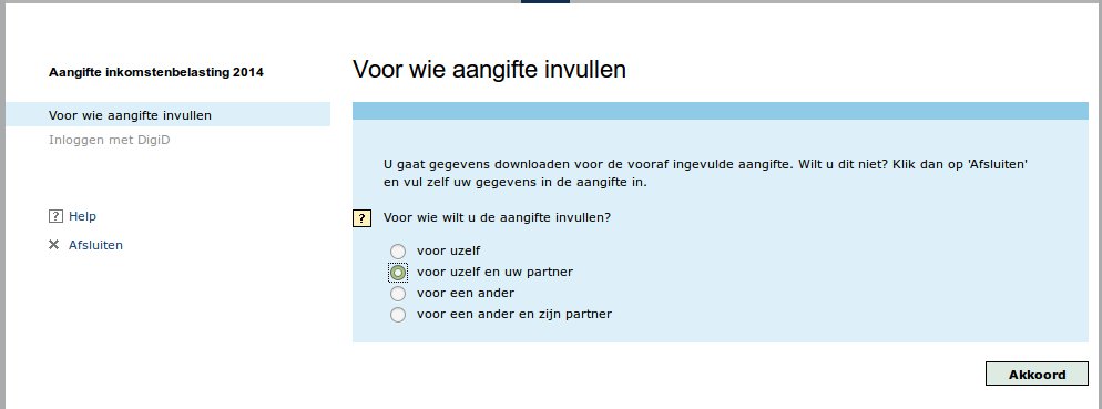 voor wie doe je aangifte