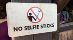 Selfiestick-verbod
