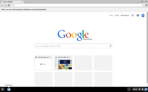 De browser in Chromium OS